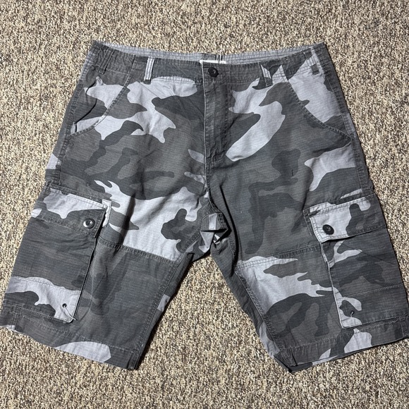 Route 66 Other - Mens‎ Route 66 Cargo Camo Black Gray Size XL